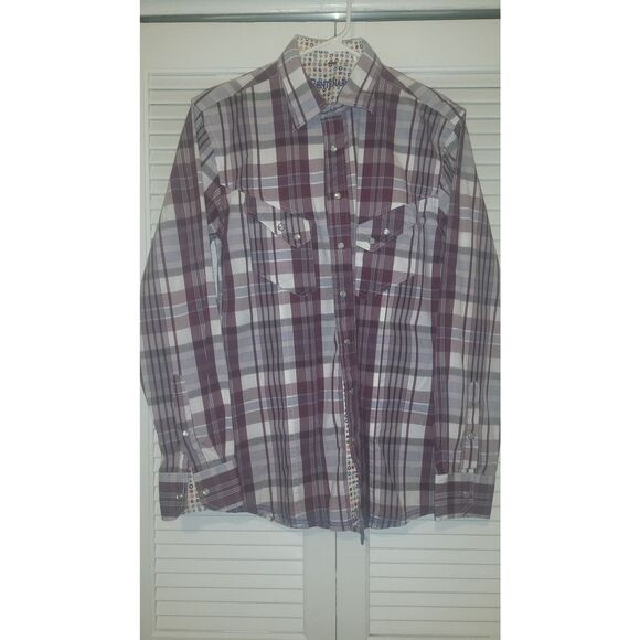 Centenario Western Mens Snap up long sleeve size Medium - Picture 1 of 6